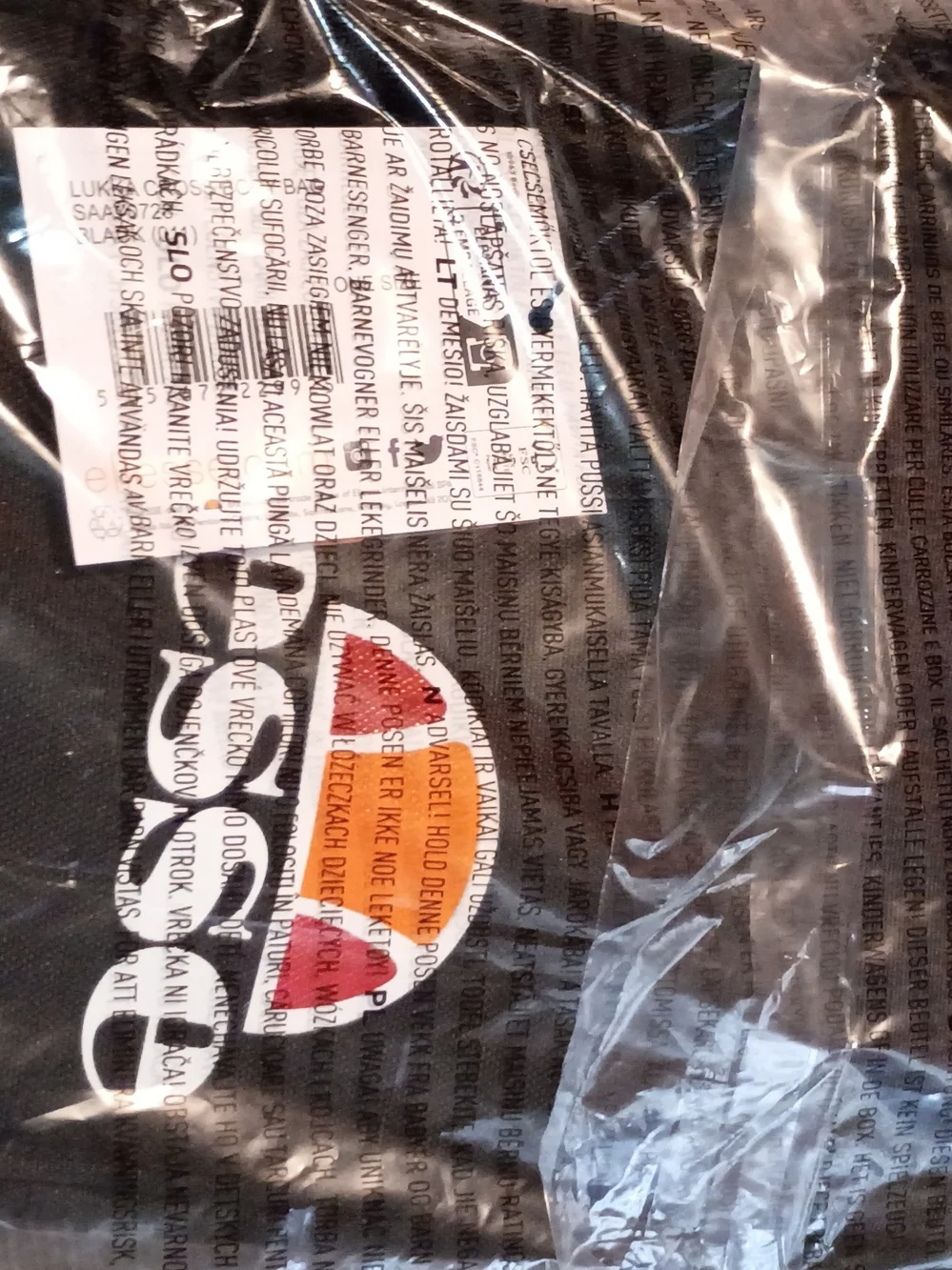 Ellesse Black Lukka Crossbody Bag